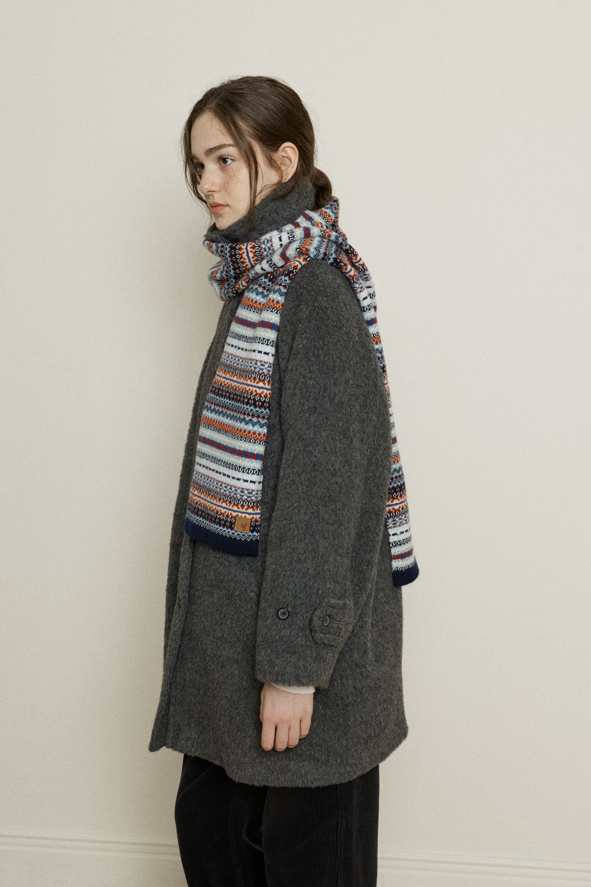 【YOONA同款】 FAIR ISLE WOOL MUFFLER