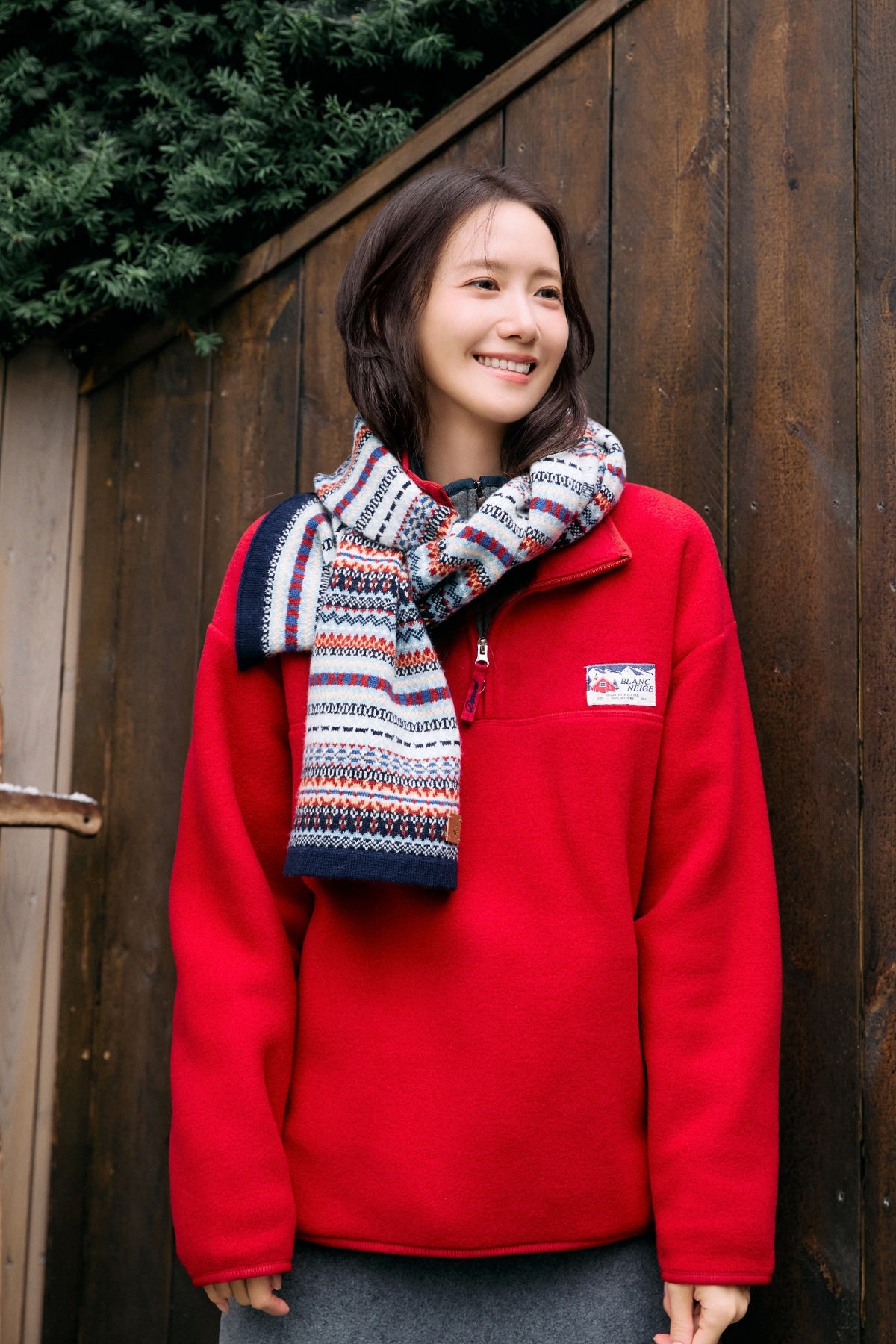 【YOONA同款】 FAIR ISLE WOOL MUFFLER