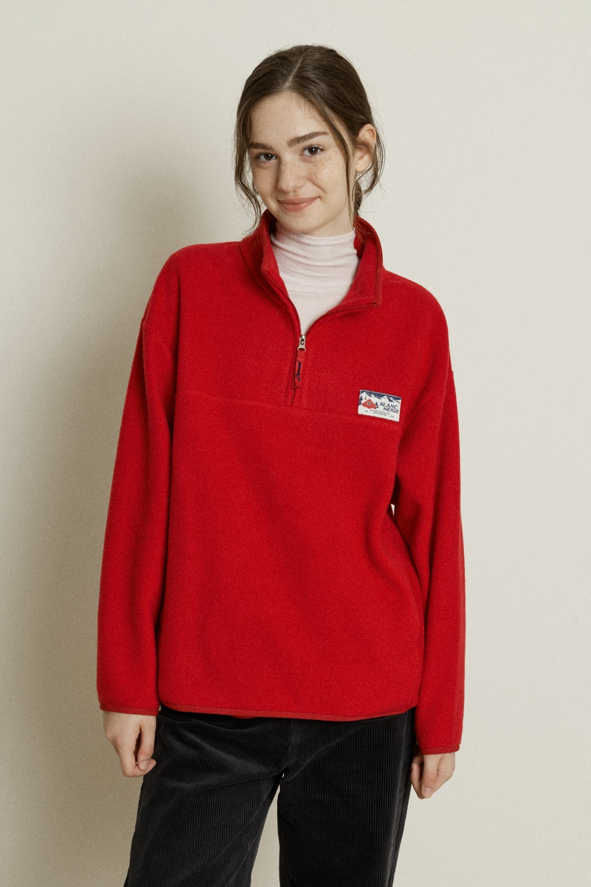 【YOONA同款】 FLEECE HALF ZIP UP