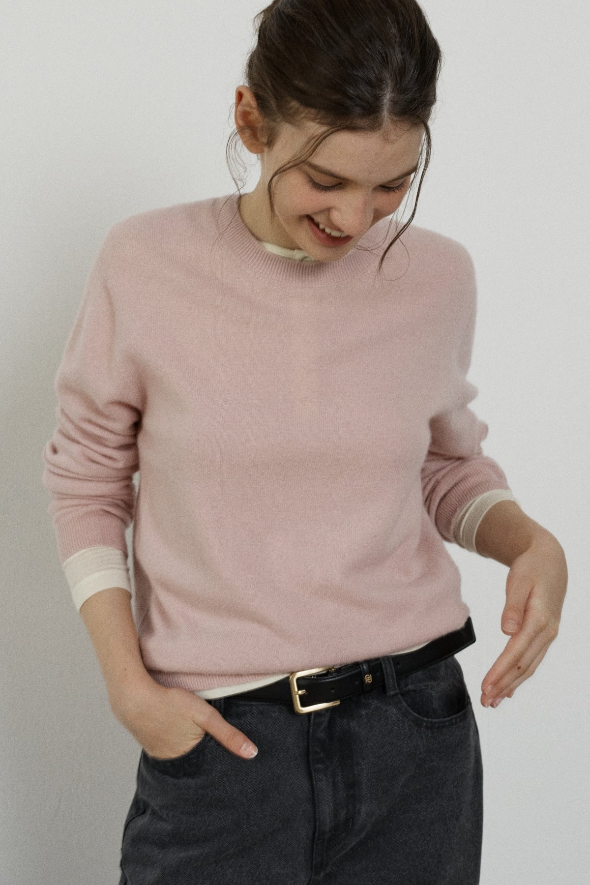 【YOONA同款】 30% CASHMERE ROUND PULLOVER