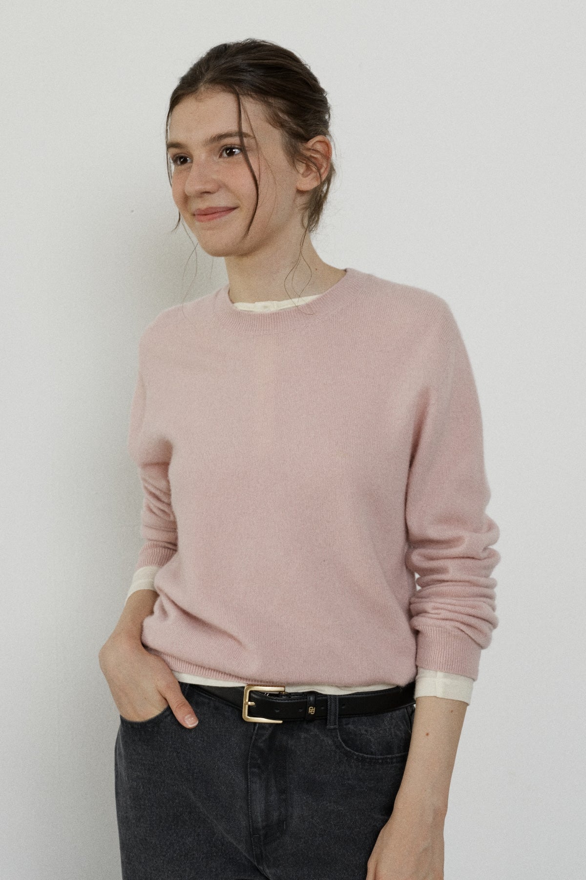 【YOONA同款】 30% CASHMERE ROUND PULLOVER