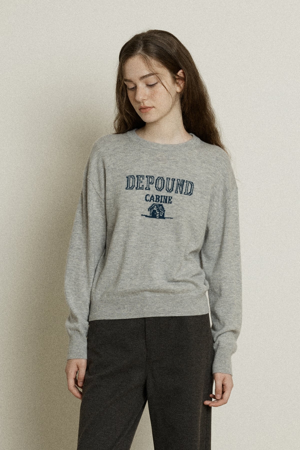 【YOONA同款】 WOOL CABINE LOGO PULLOVER