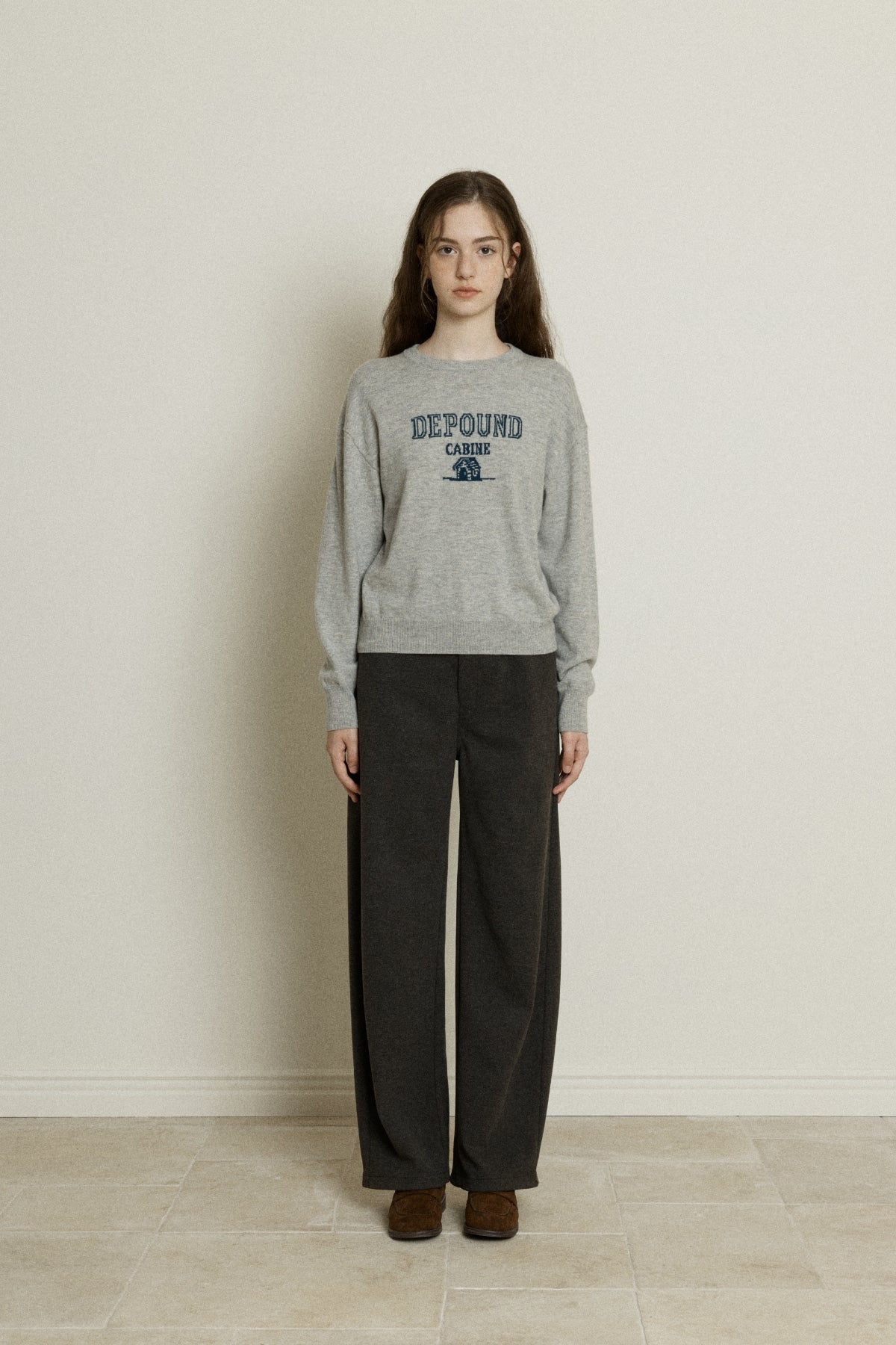 【YOONA同款】 WOOL CABINE LOGO PULLOVER