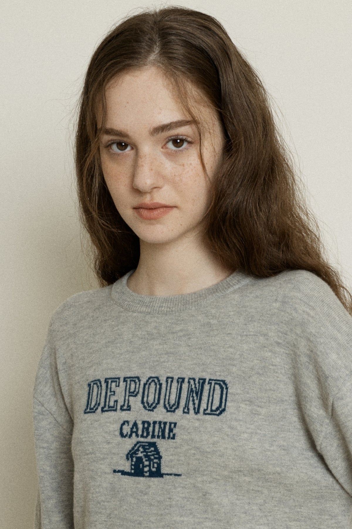 【YOONA同款】 WOOL CABINE LOGO PULLOVER