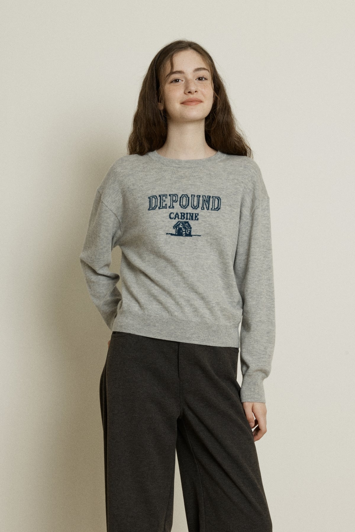 【YOONA同款】 WOOL CABINE LOGO PULLOVER