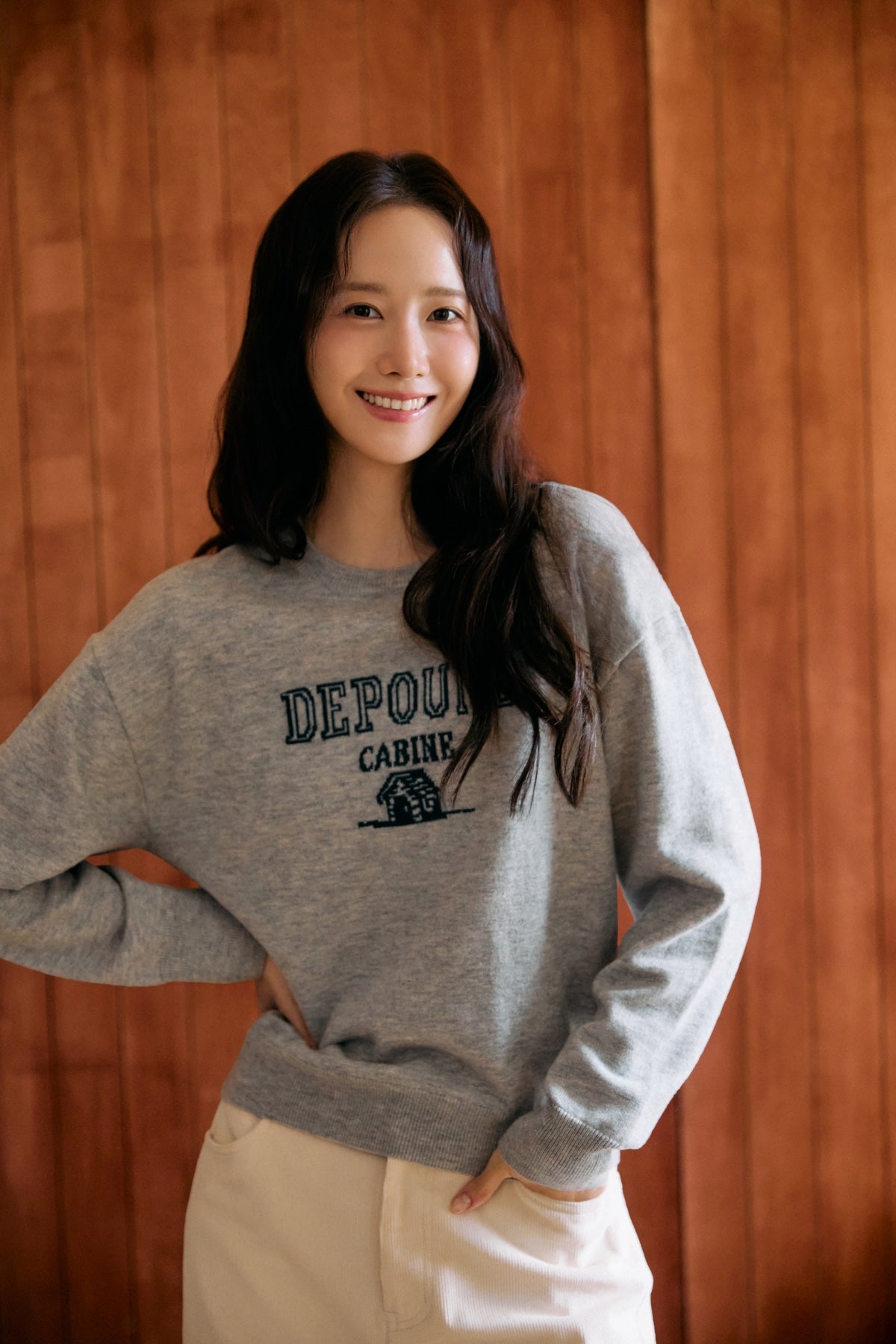 【YOONA同款】 WOOL CABINE LOGO PULLOVER