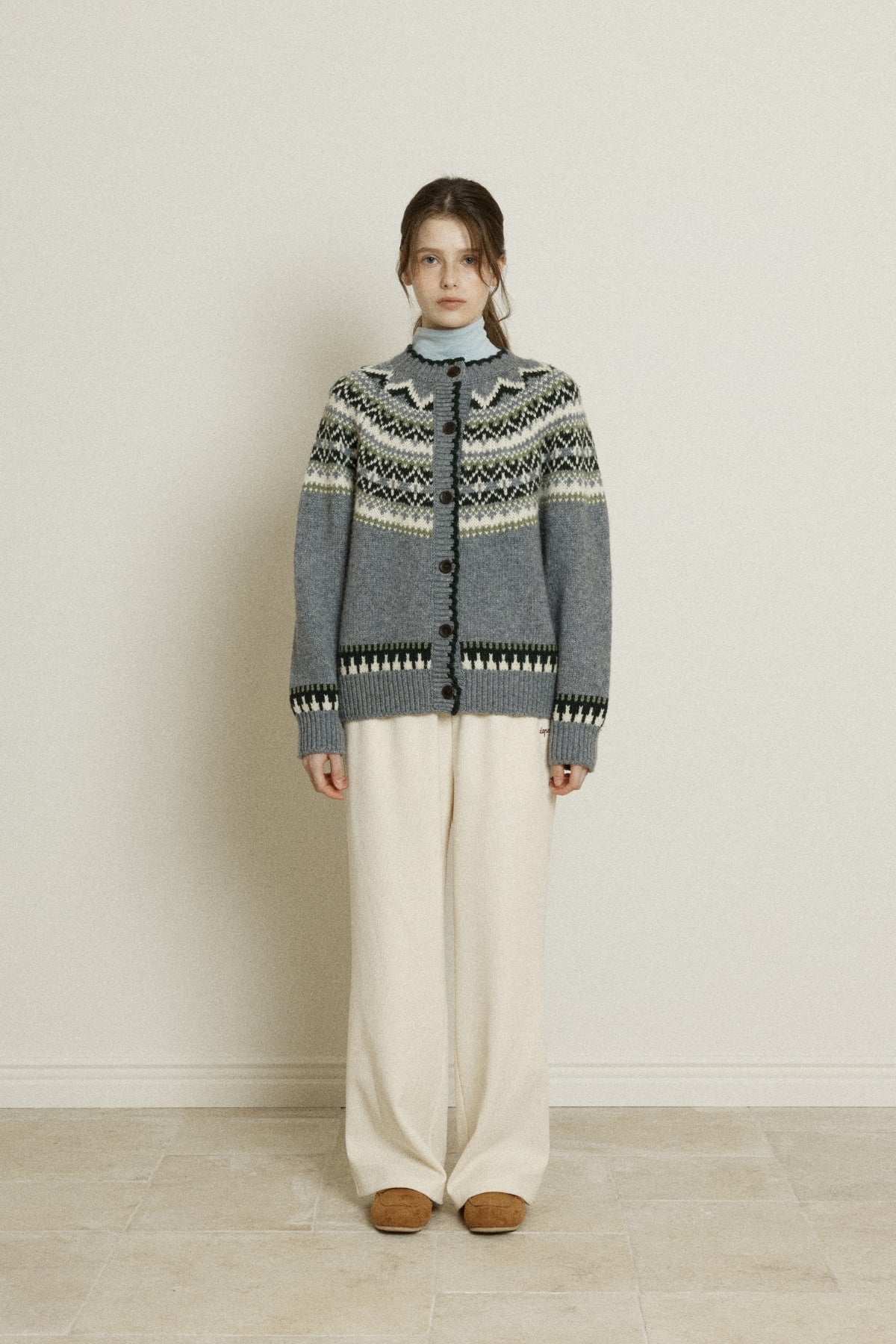 【YOONA同款】 RIBBED BANDING PANTS