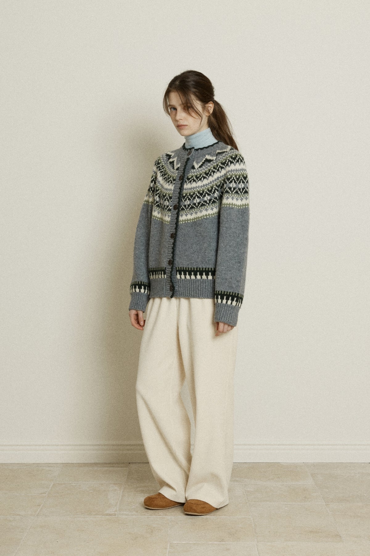 【YOONA同款】 RIBBED BANDING PANTS