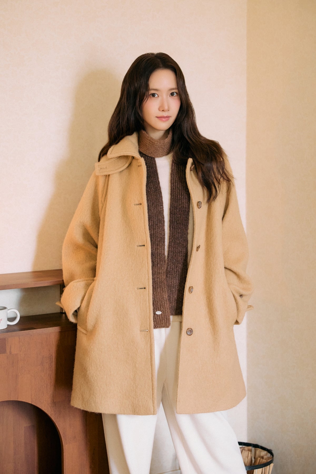 【YOONA同款】 RIBBED BANDING PANTS