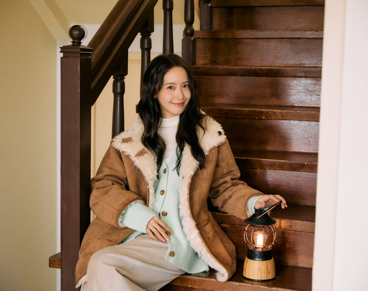 【YOONA同款】 PEACHED BAGGY PANTS