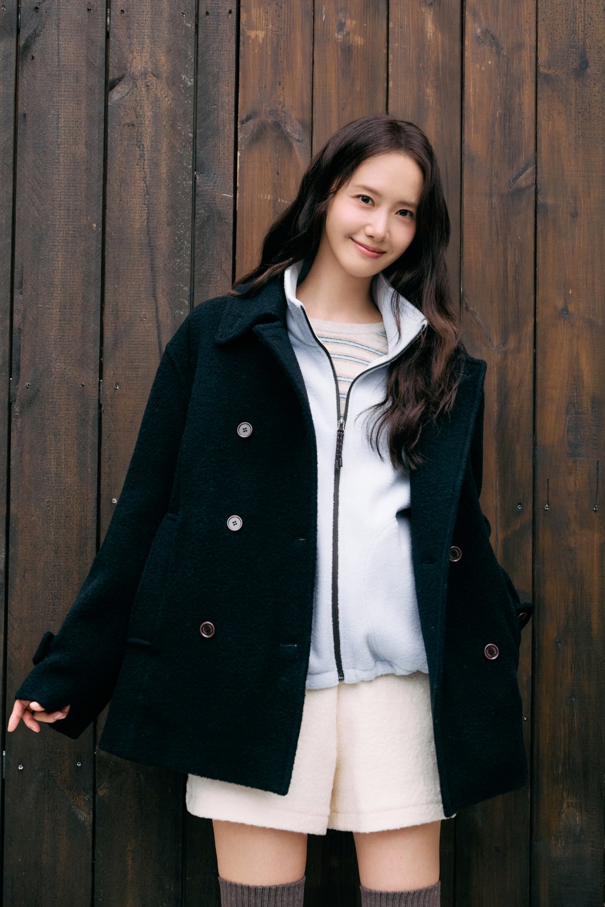 【YOONA同款】 BOUCLE WOOL BANDING SHORTS