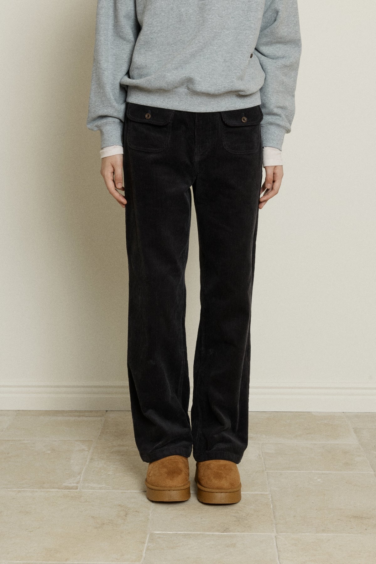 【YOONA同款】 CORDUROY POCKET PANTS