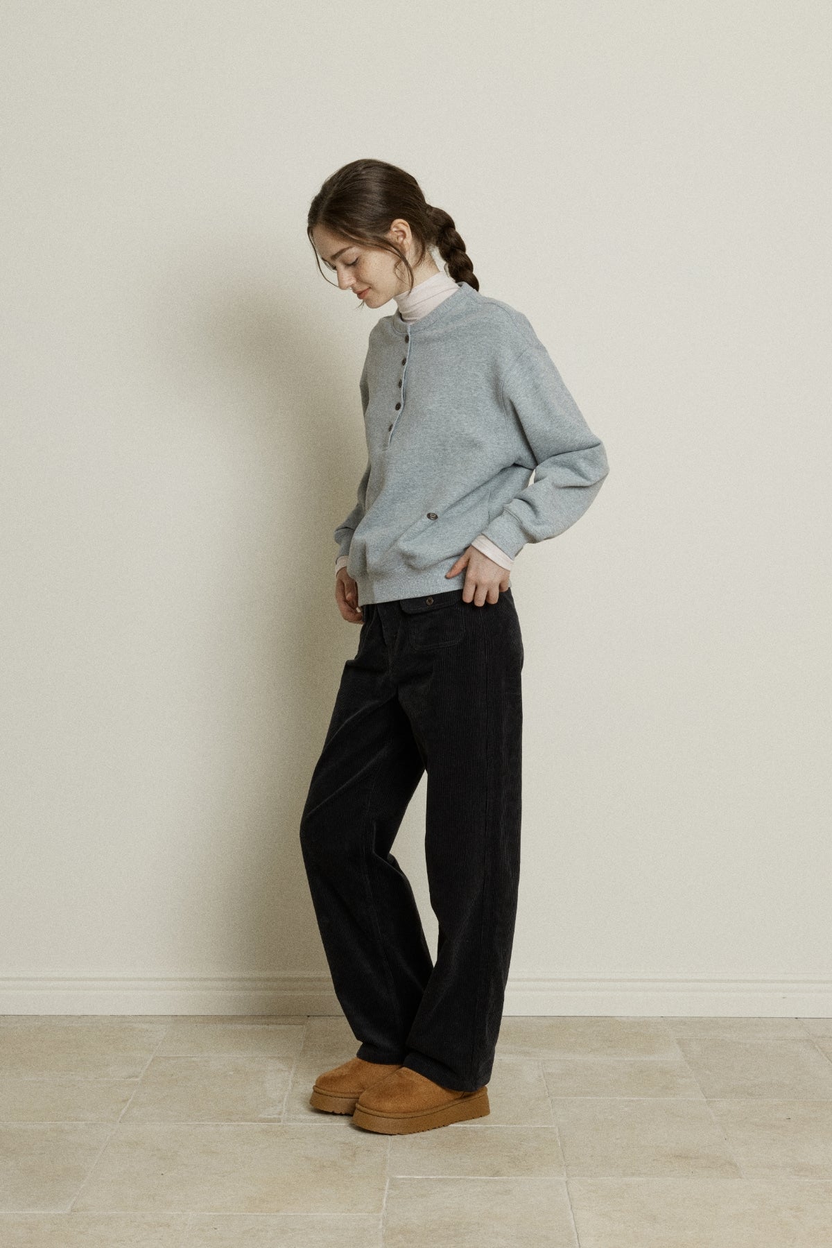 【YOONA同款】 CORDUROY POCKET PANTS