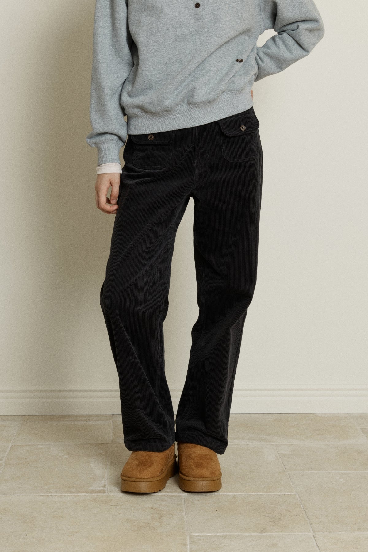 【YOONA同款】 CORDUROY POCKET PANTS