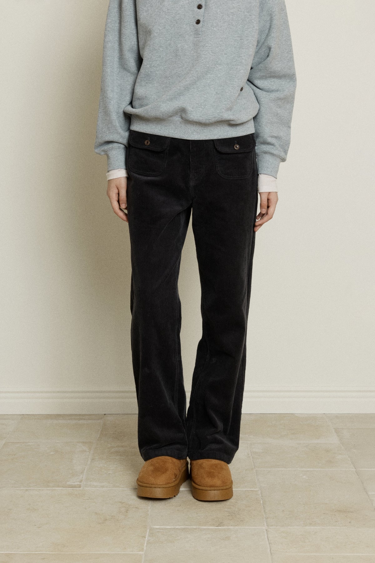 【YOONA同款】 CORDUROY POCKET PANTS