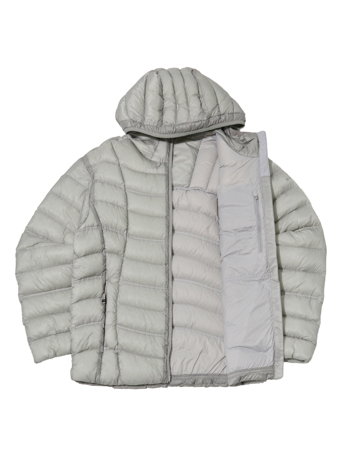 EIDER GRATINUM UNISEX LIGHT DOWN JACKET Light Grey