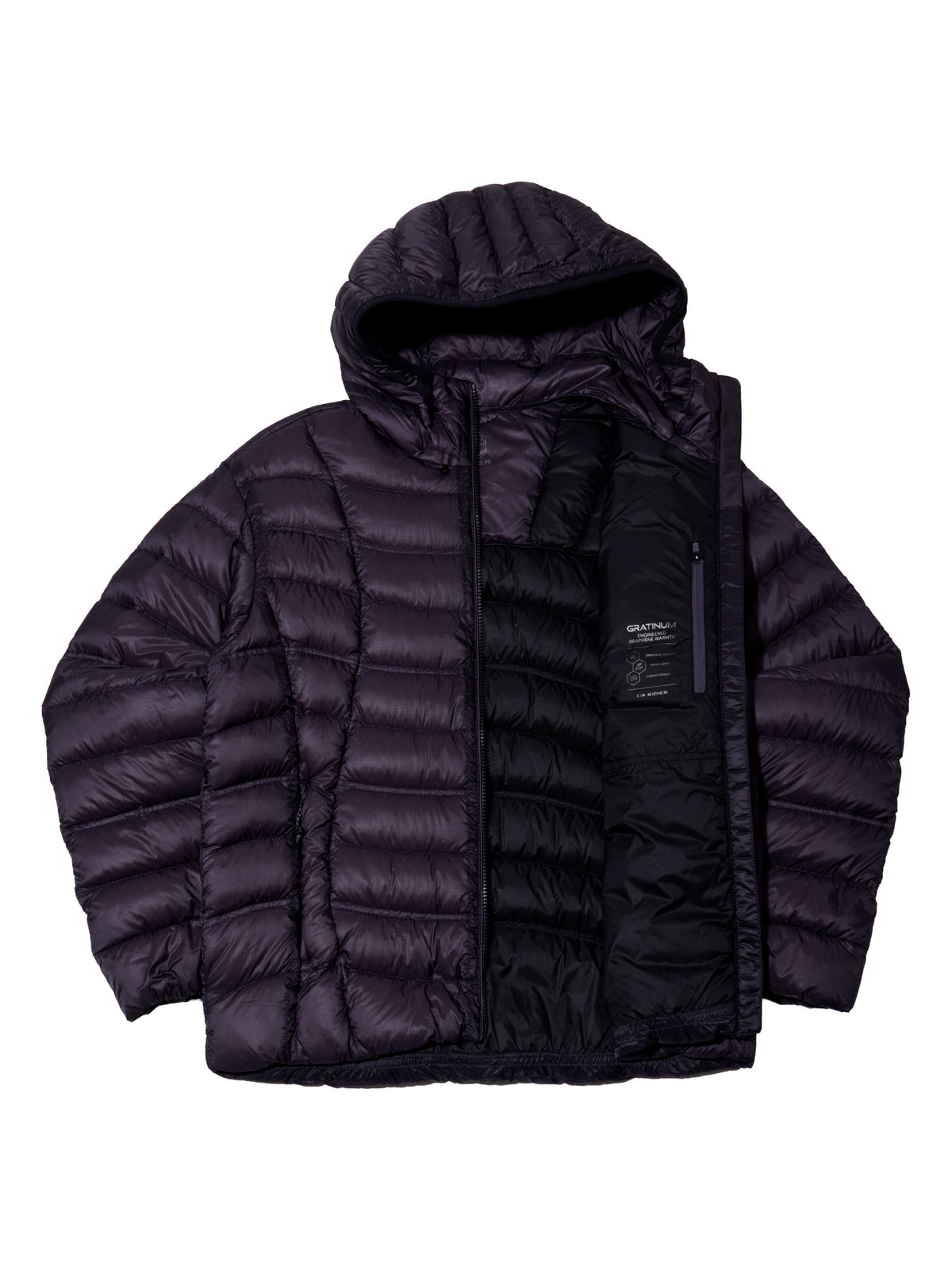 EIDER GRATINUM UNISEX LIGHT DOWN JACKET Dark Violet