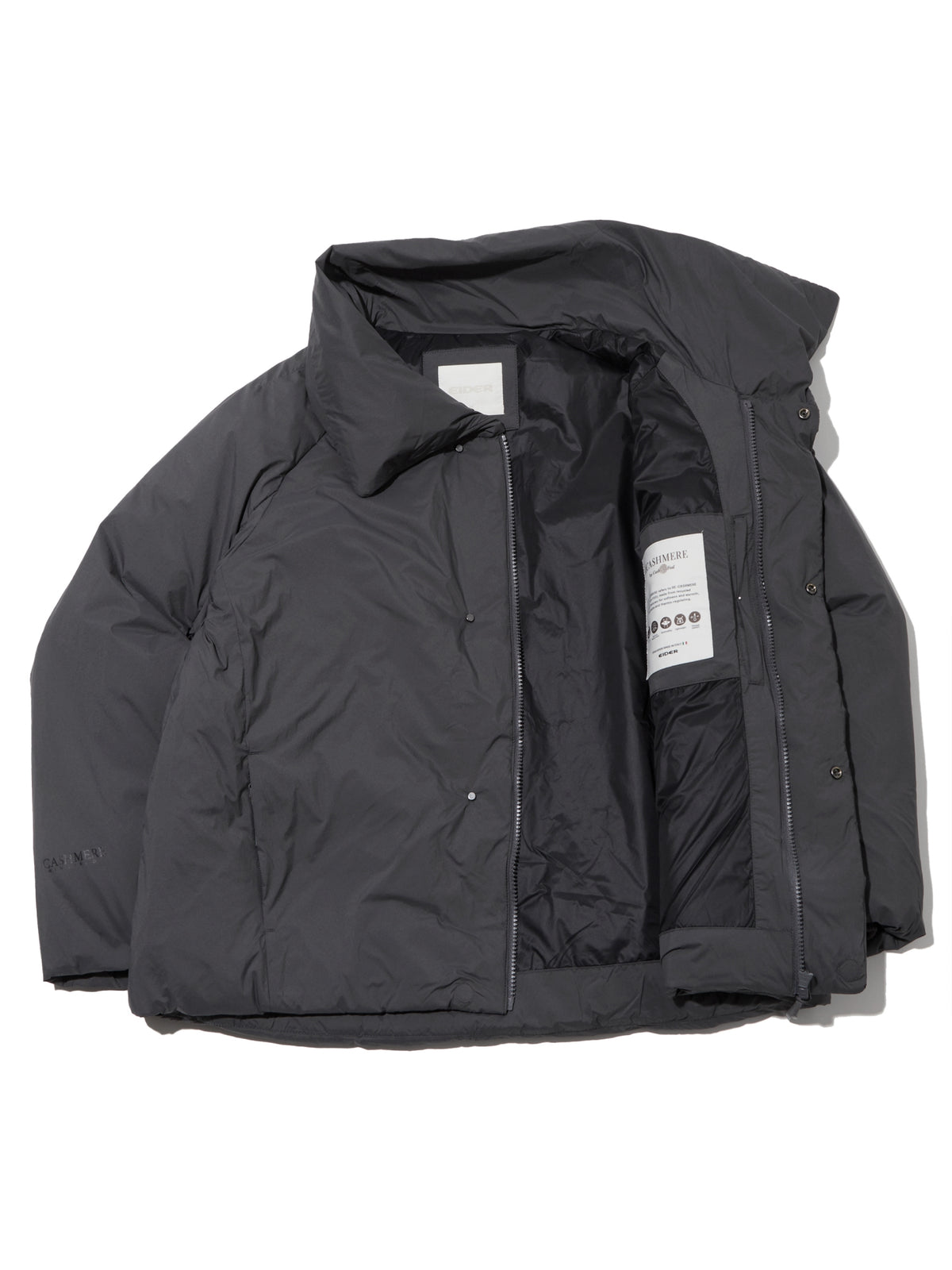 EIDER LA BELLE SHORT COAT DOWN JACKET Dark Grey