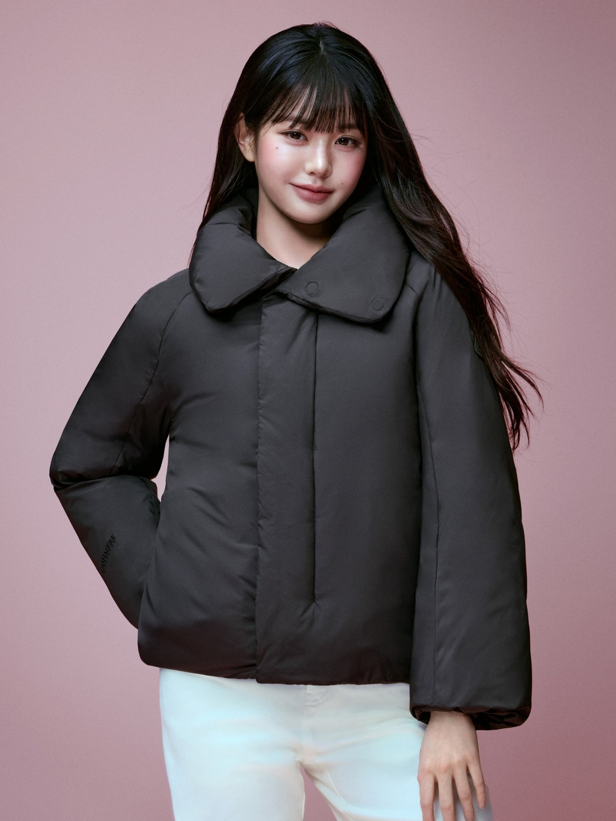 EIDER LA BELLE SHORT COAT DOWN JACKET Dark Grey