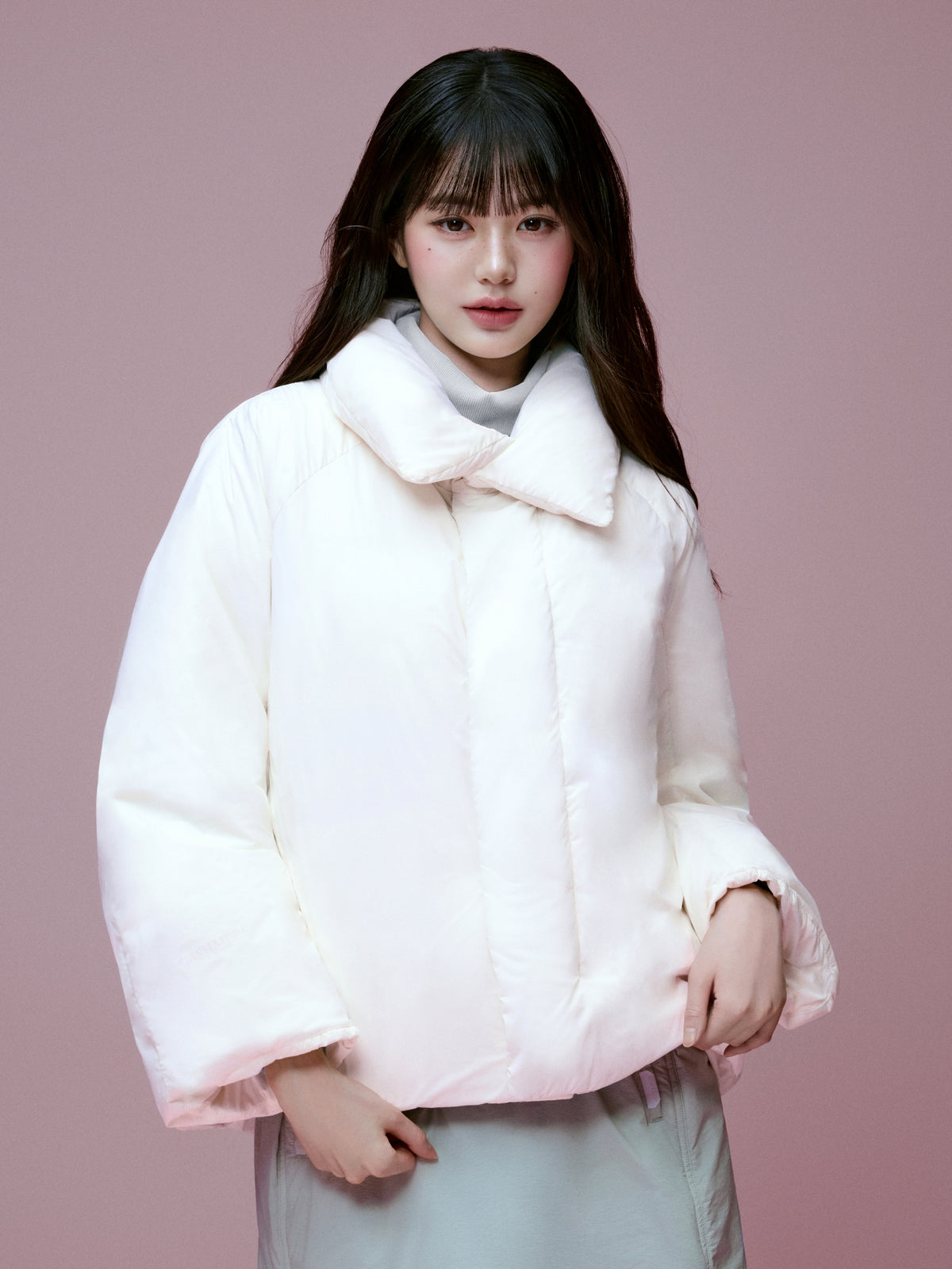 EIDER LA BELLE SHORT COAT DOWN JACKET Cream