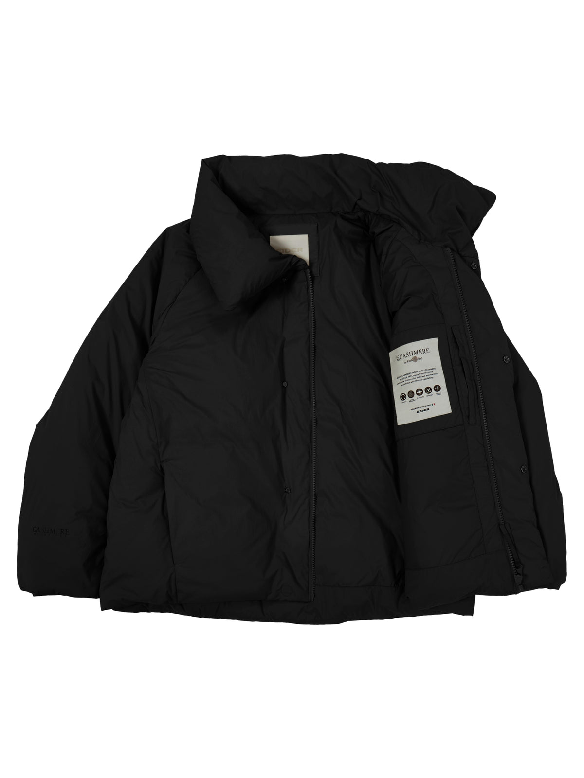 EIDER LA BELLE SHORT COAT DOWN JACKET Black