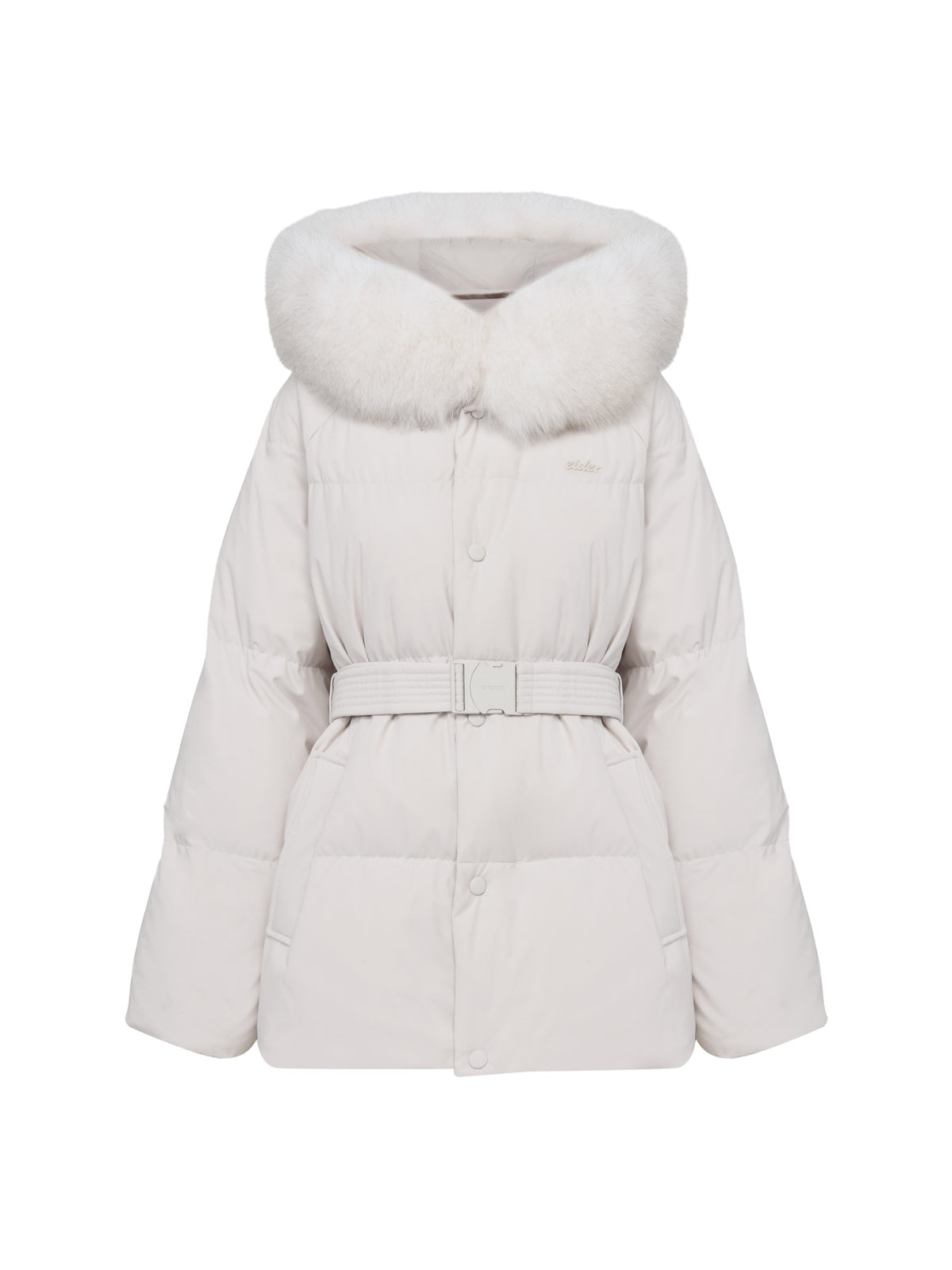 EIDER MONGLIT FOX MIDDLE GOOSE DOWN JACKET OATMEAL
