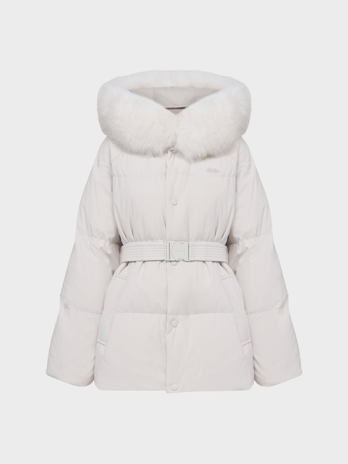 EIDER MONGLIT FOX MIDDLE GOOSE DOWN JACKET OATMEAL