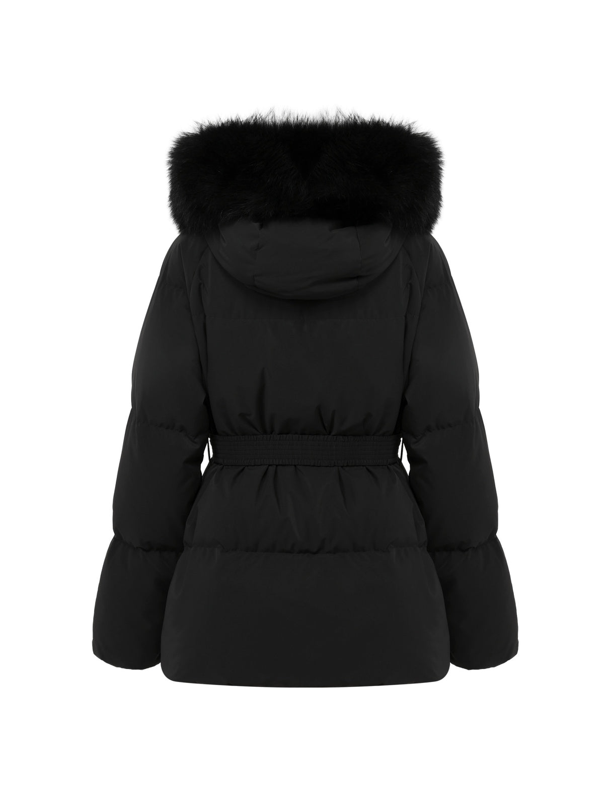 EIDER MONGLIT FOX MIDDLE GOOSE DOWN JACKET Black