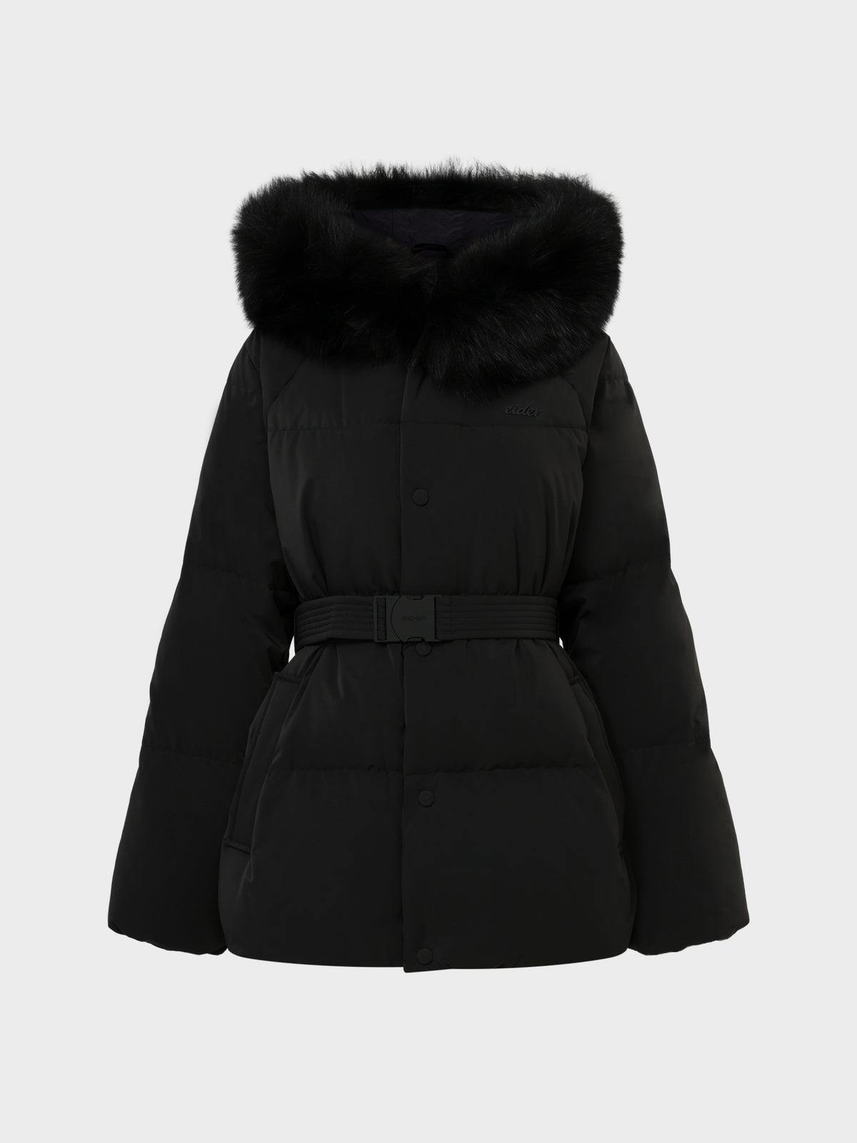 EIDER MONGLIT FOX MIDDLE GOOSE DOWN JACKET Black