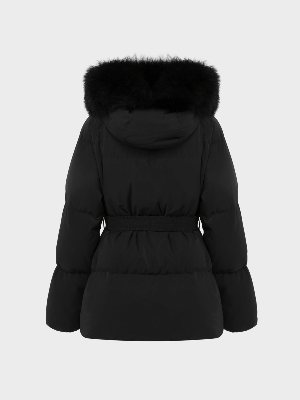 EIDER MONGLIT FOX MIDDLE GOOSE DOWN JACKET Black