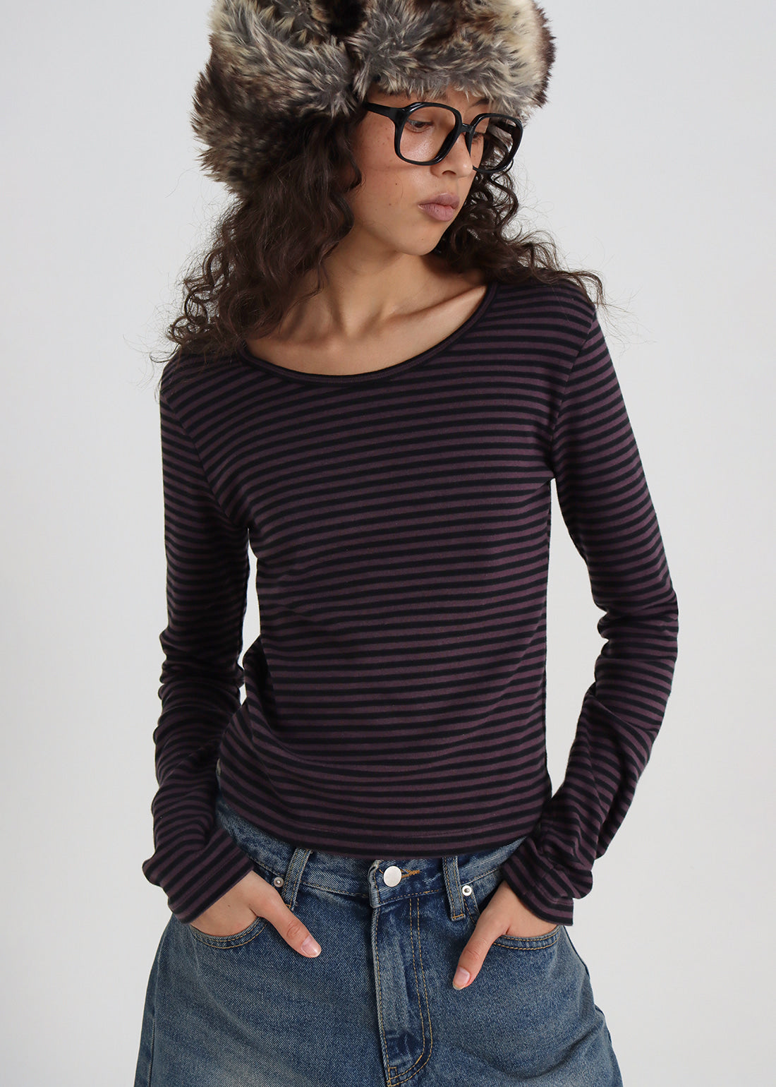 STANDARD STRIPE LONG SLEEVE TEE 5