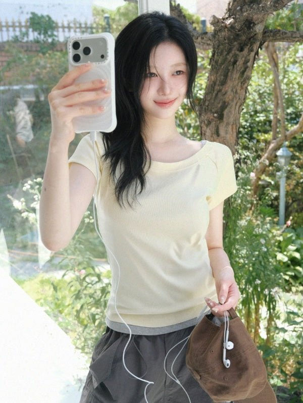 OUR-FIT RAGLAN 2-WAY TEE - 6 COLORS