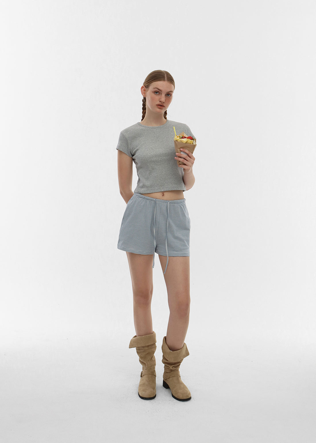STRIPE SHORTS - 3 COLORS 2
