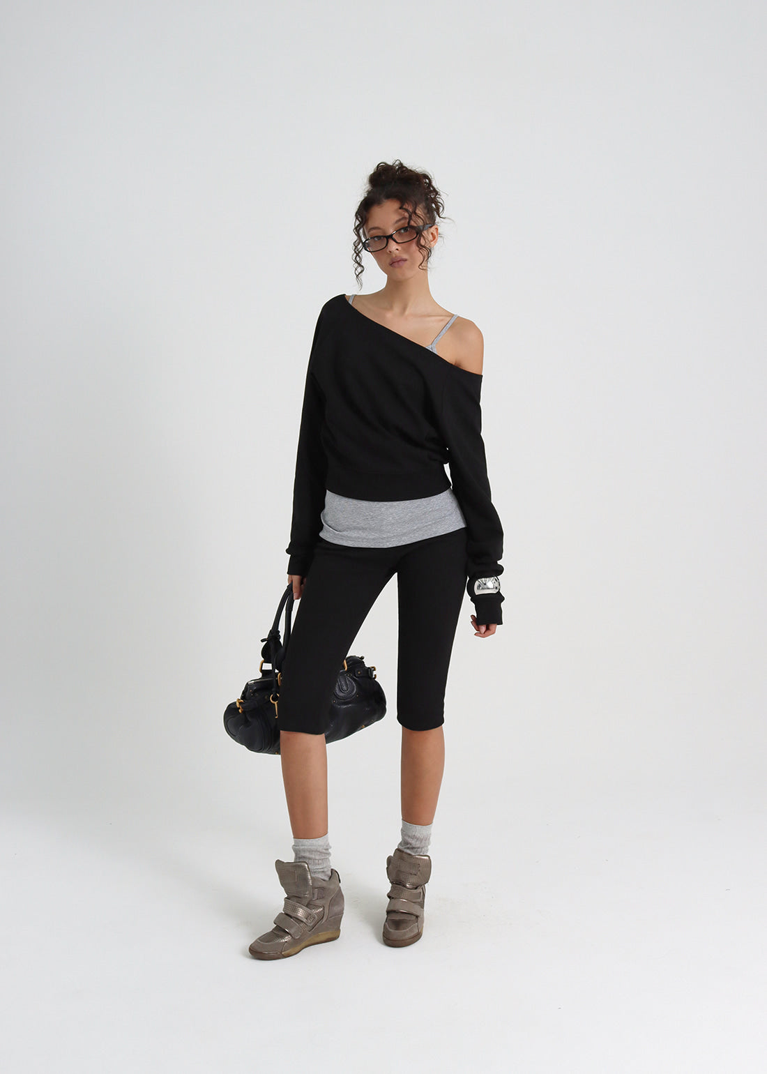 LIGHT SWEAT CAPRI PANTS 6