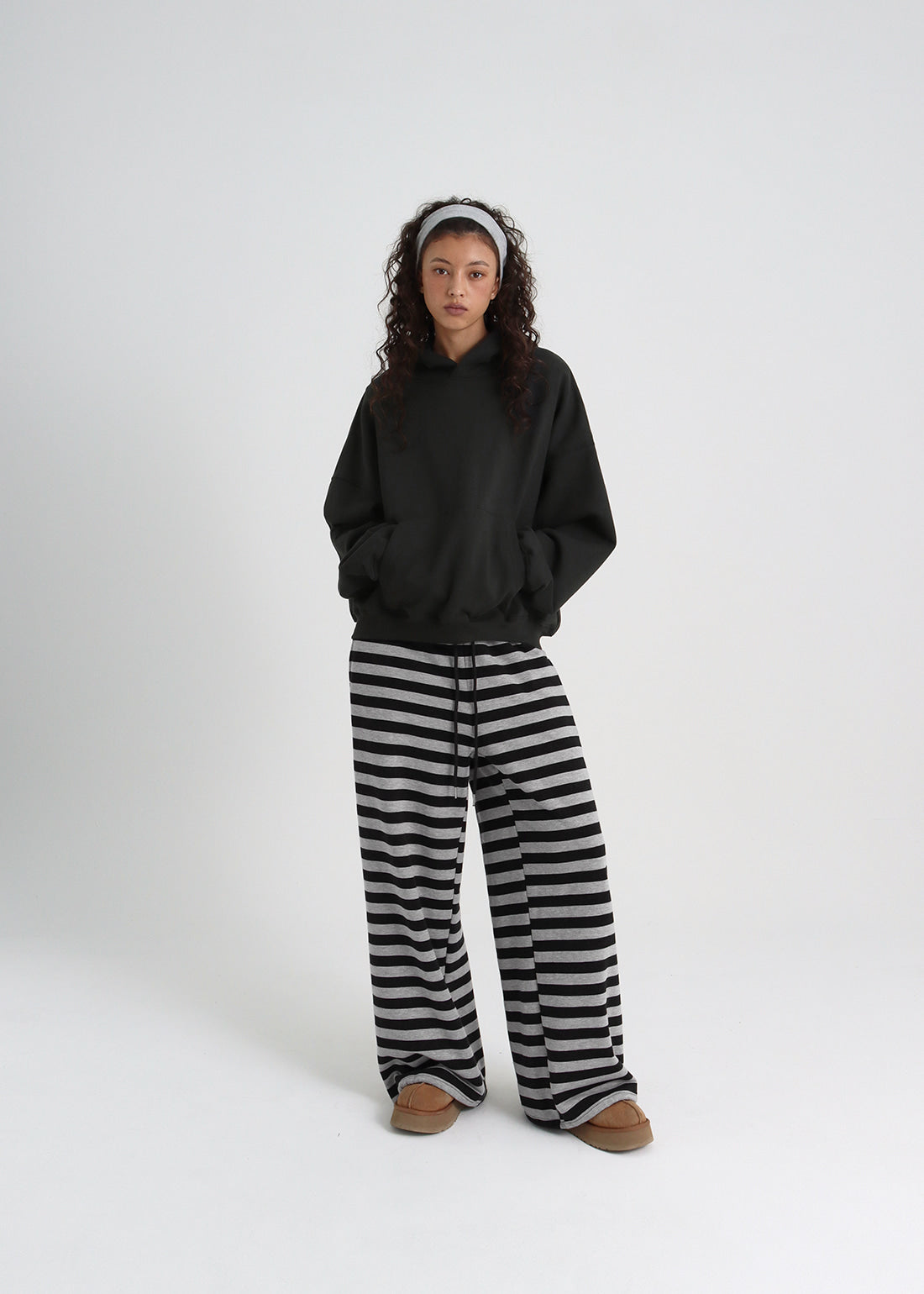 BOLD STRIPE BANDED PANTS - 2 COLORS 9
