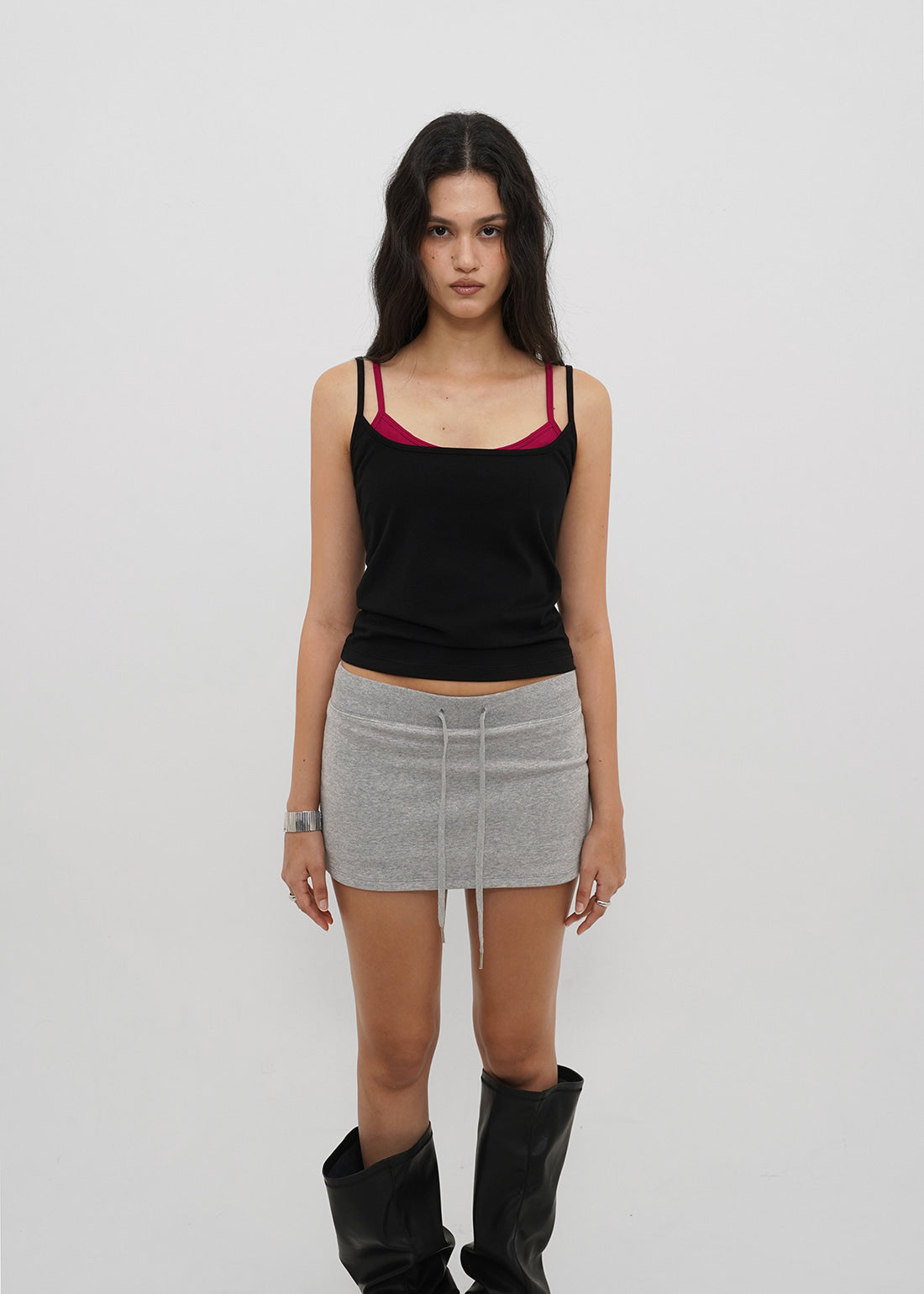 STRETCH COTTON STRAP BASIC TANK 9
