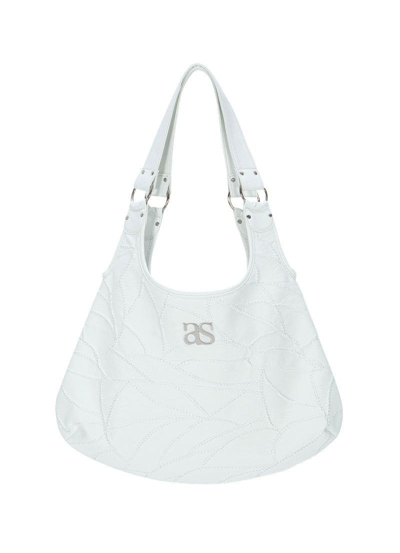 ASON BECKY SHOULDER BAG - 2 COLORS - WHITE