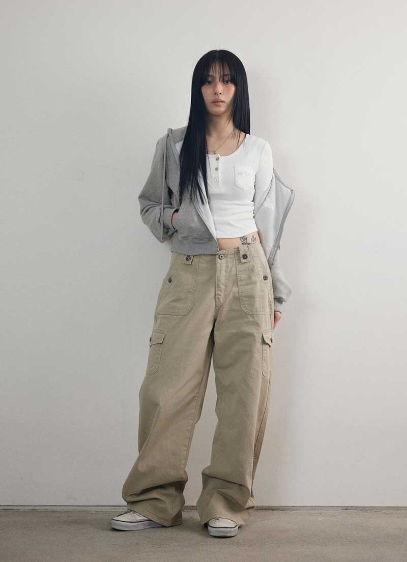 ASON JED CARGO PANTS - 3 COLORS - BEIGE