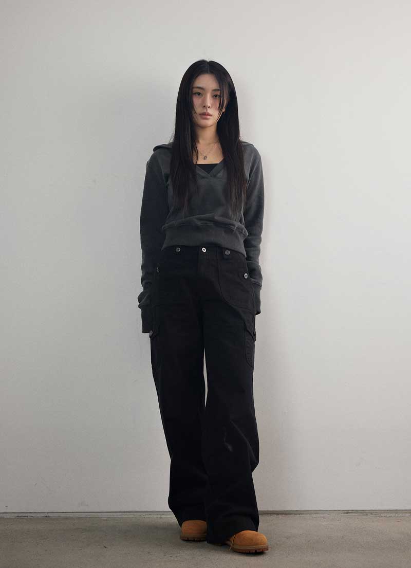 ASON JED CARGO PANTS - 3 COLORS - BLACK