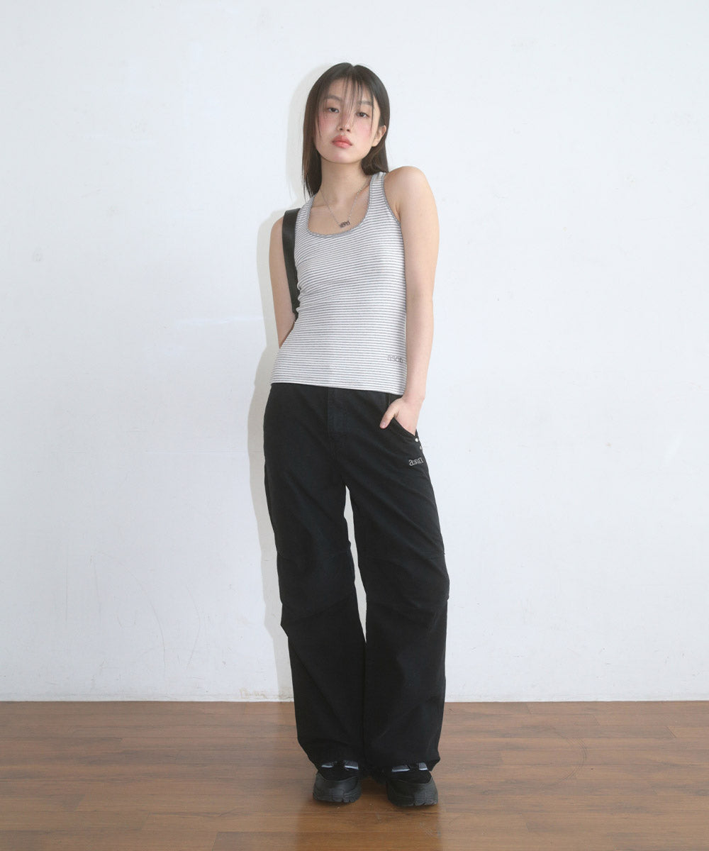 ASON NELL PARACHUTE PANTS - 2 COLORS - BLACK