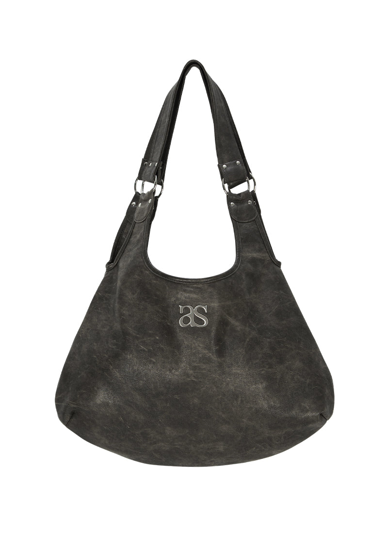 ASON RICKY SHOULDER BAG - 2 COLORS - CRACK BROWN