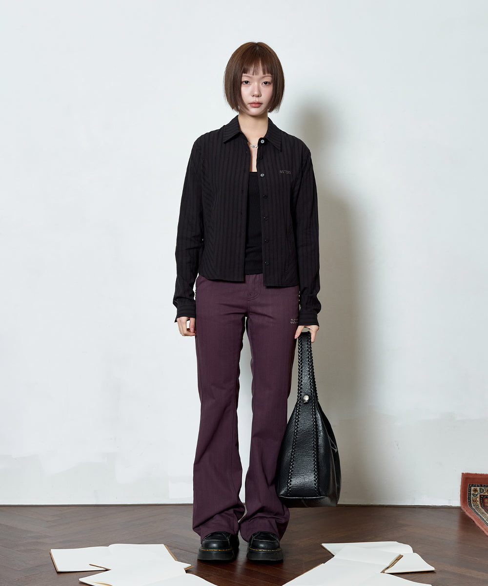 ASON TINA TWILL PANTS - 2 COLORS - PURPLE
