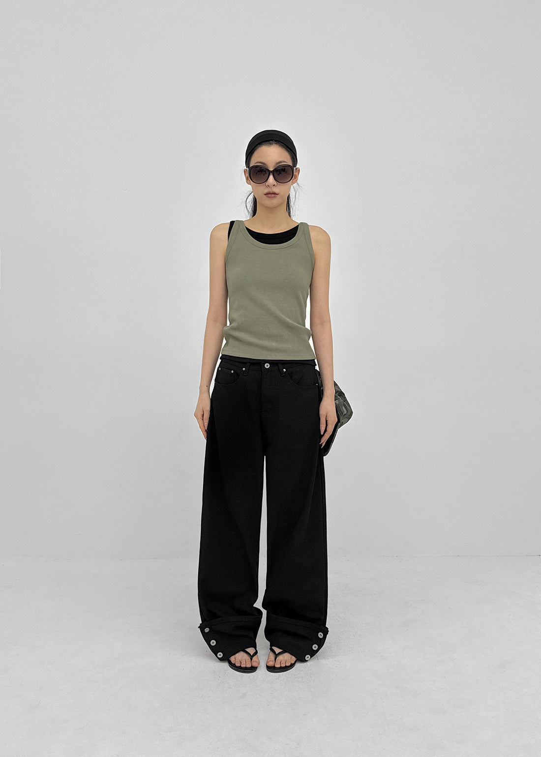 U-NECK RIBBED TANK - 7 COLORS 5