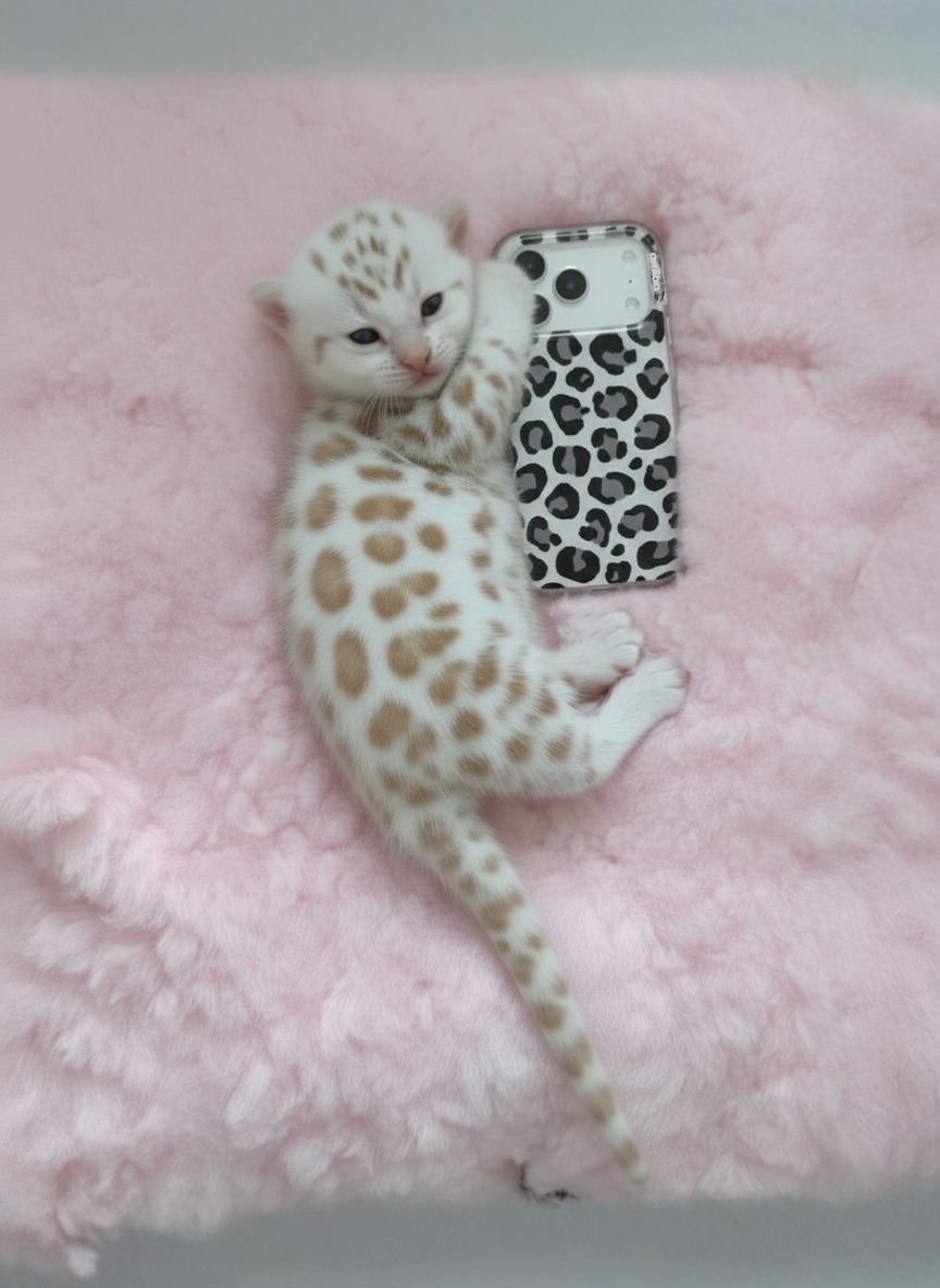 MAGSAFE LAYERS FRAME CASE CLEAR - STRUCTURED LEOPARD #EUNBI同款