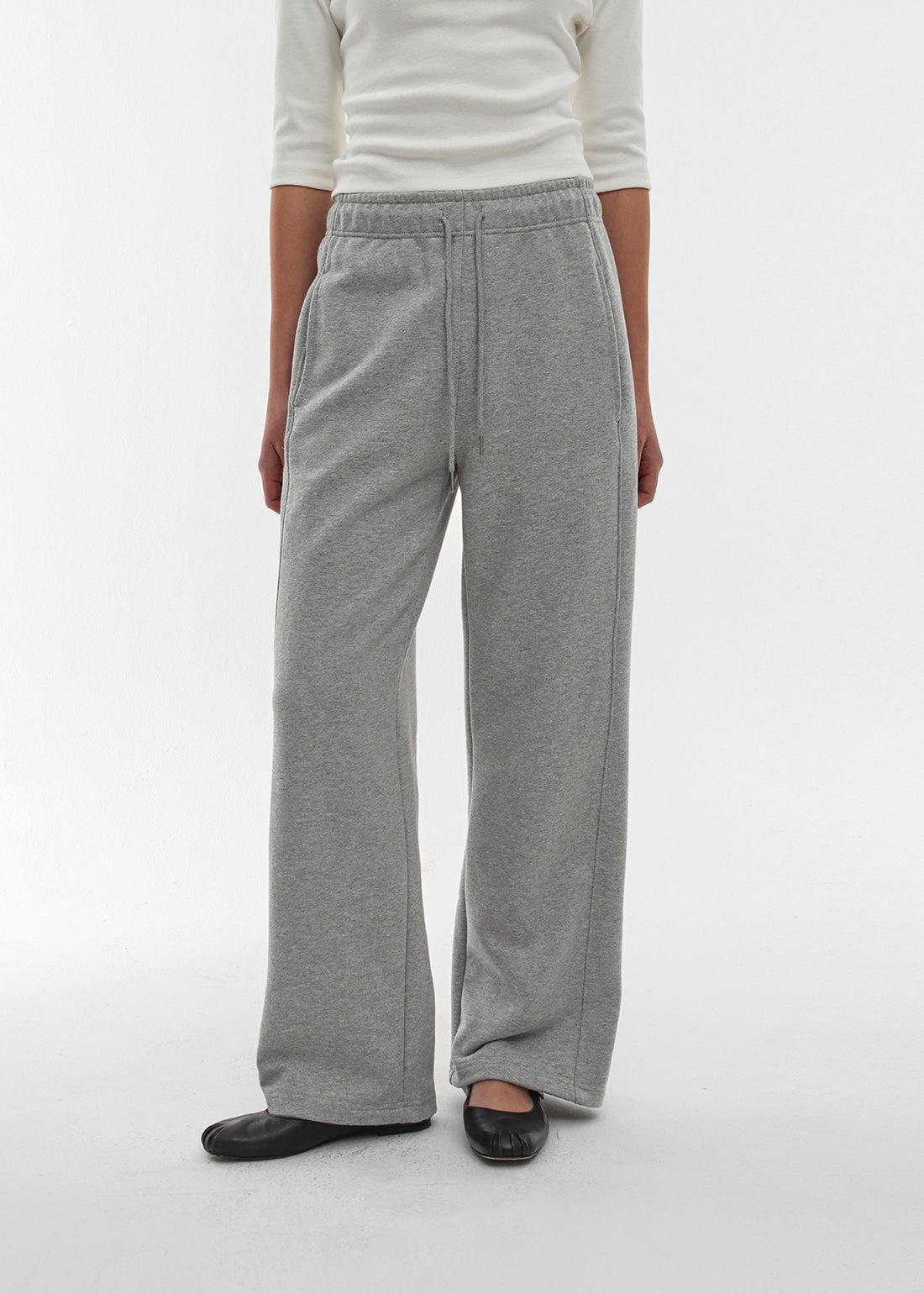HEAVY COTTON PANELED BANDED PANTS - 3 COLORS 3