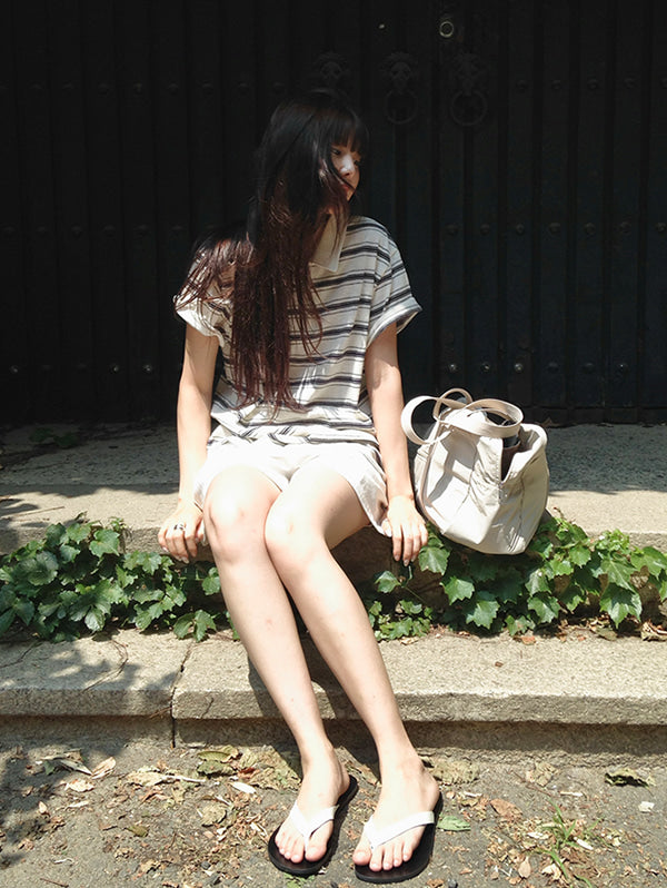 FRENCH STRIPE PIQUE T-SHIRT - 3 COLORS