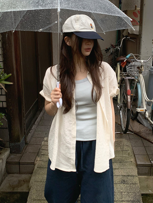 TONE SLIM COTTON SHIRT - 4 COLORS