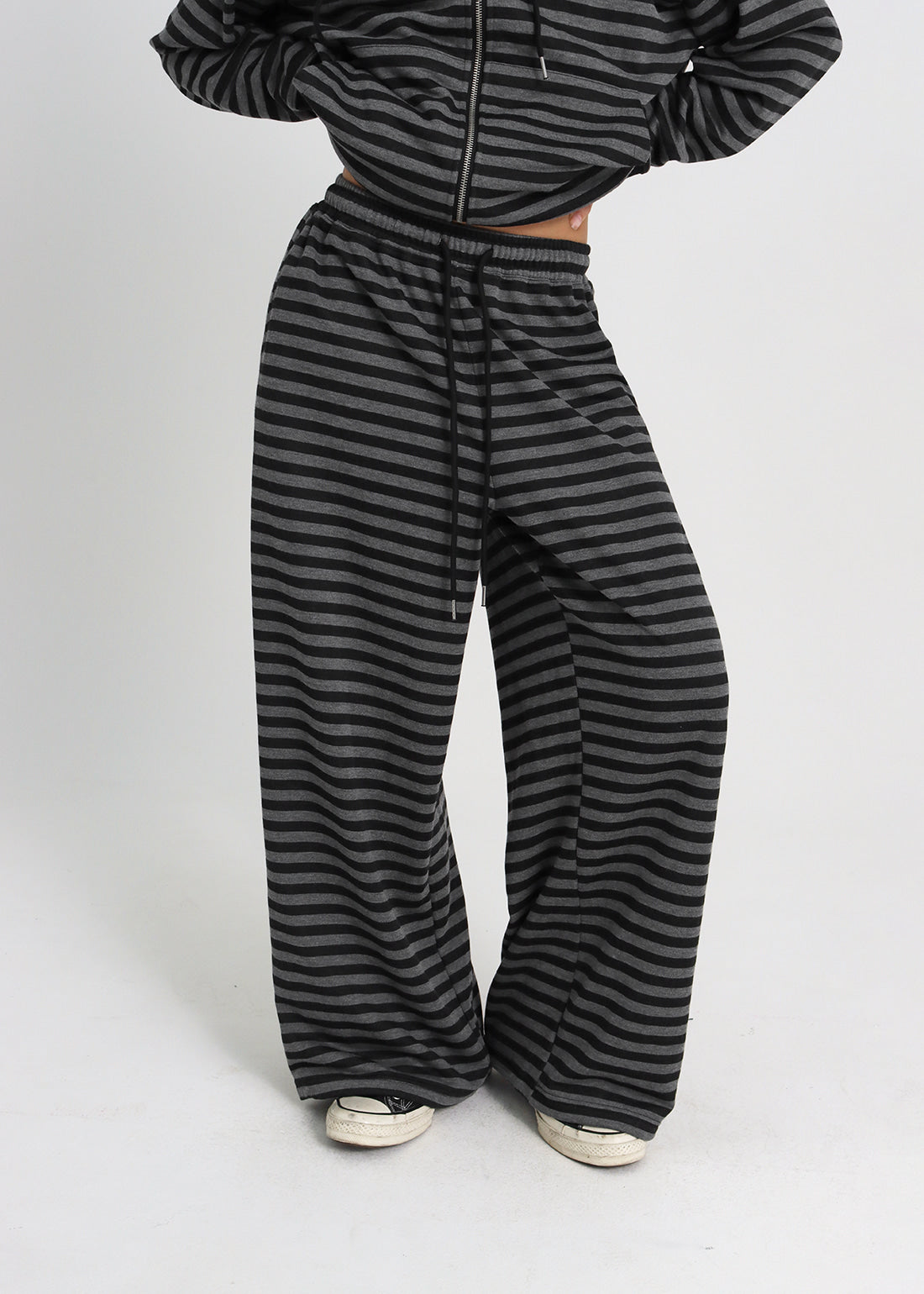 STRIPE BANDED PANTS 2