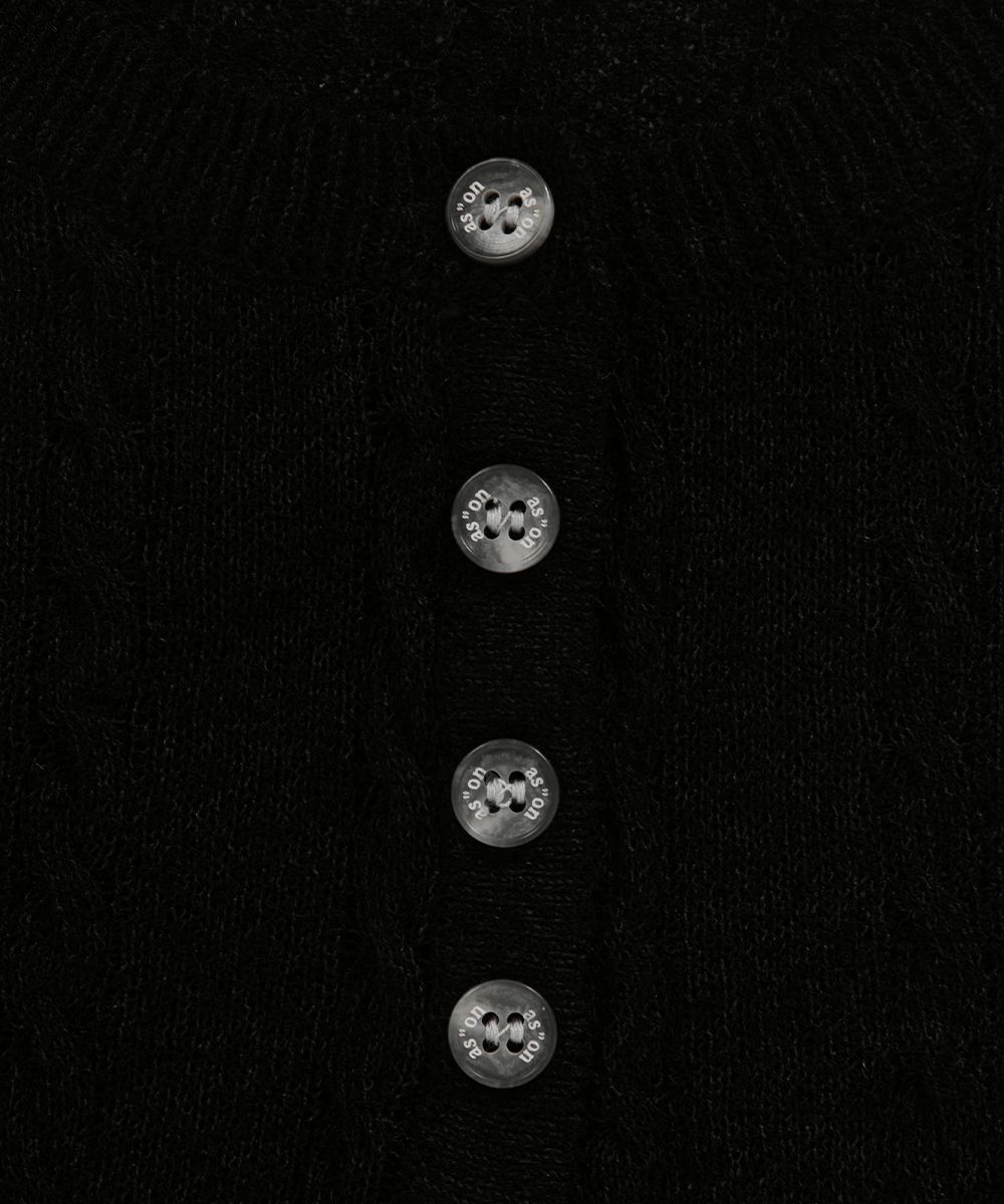 ASON MISTY KNIT BLACK