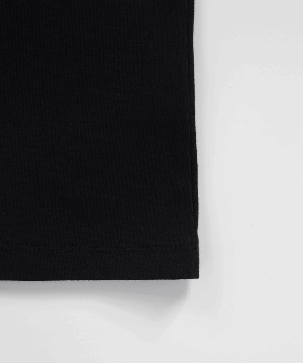 ASON PLAIN SLIM TEE BLACK